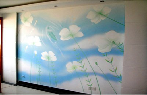 赣州画墙绘怎么画好白云的蓬松感？