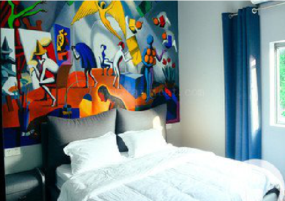 赣州对于酒店的墙体彩绘而言更注重哪些方面？