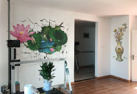 赣州墙体彩绘相比墙纸的优势。