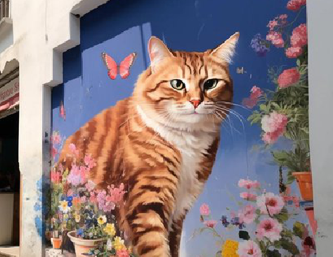 赣州自己绘制有个性的手绘墙